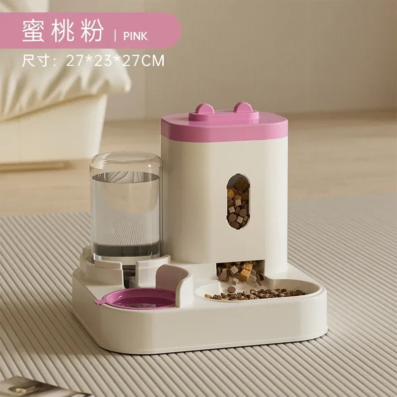 Comedouro Automático com Bebedouro – Alimentação prática e saudável para cães e gatos!