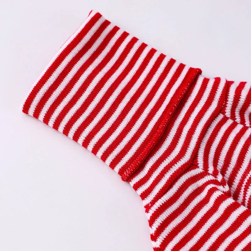 Sweater Listrado Vermelho para Galgo Italiano & Whippet – Estilo e Conforto no Inverno