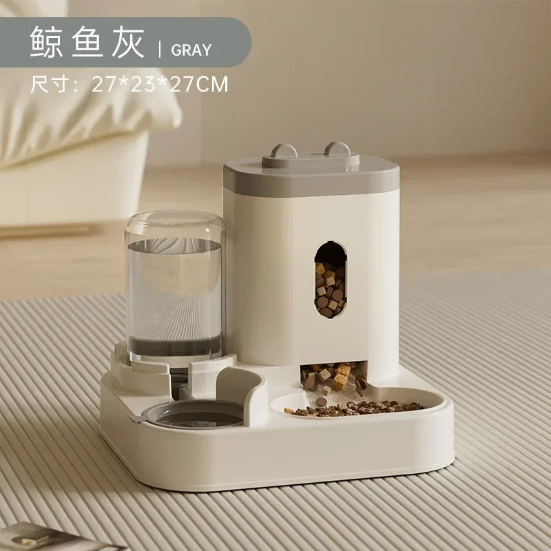 Comedouro Automático com Bebedouro – Alimentação prática e saudável para cães e gatos!
