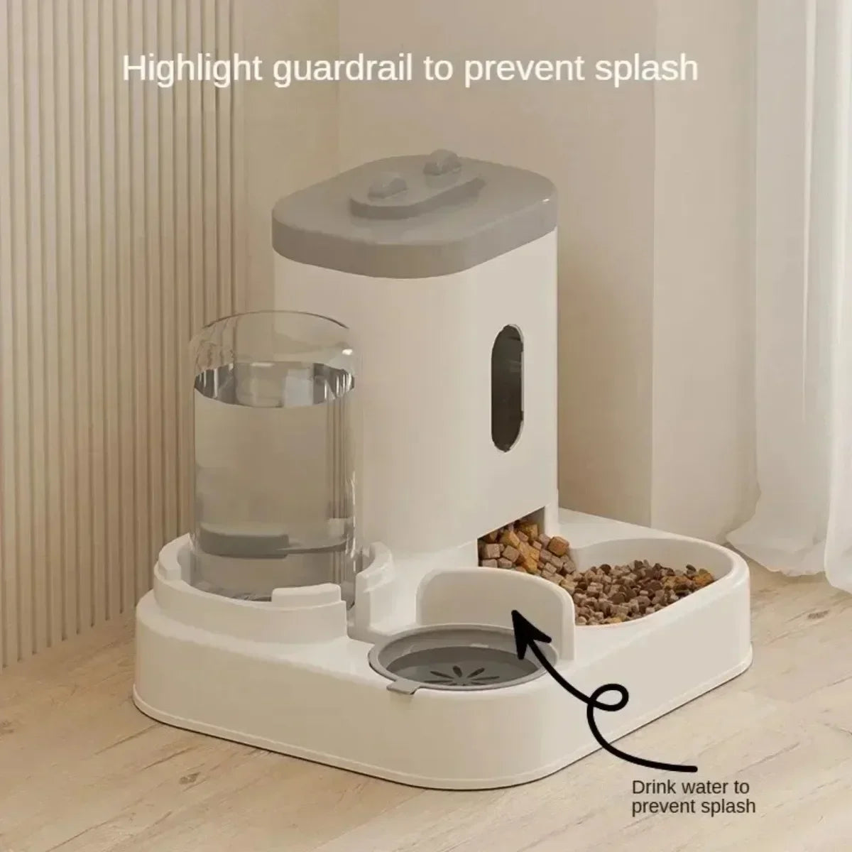 Comedouro Automático com Bebedouro – Alimentação prática e saudável para cães e gatos!