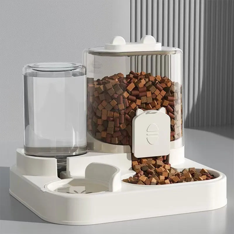 Comedouro Automático com Bebedouro – Alimentação prática e saudável para cães e gatos!